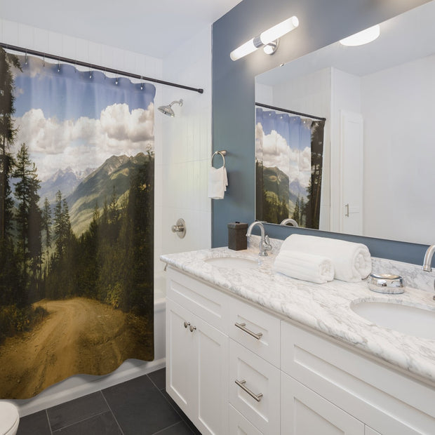 Canada Lookout Road Shower Curtains Printify