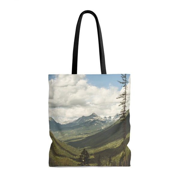 Canada Mountain Premium Tote Bag Printify