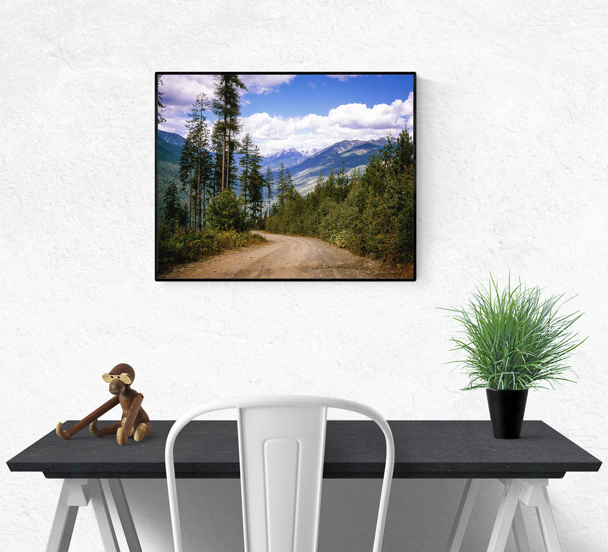 Lookout Road Selkirk Mountains Photo Print - Photography