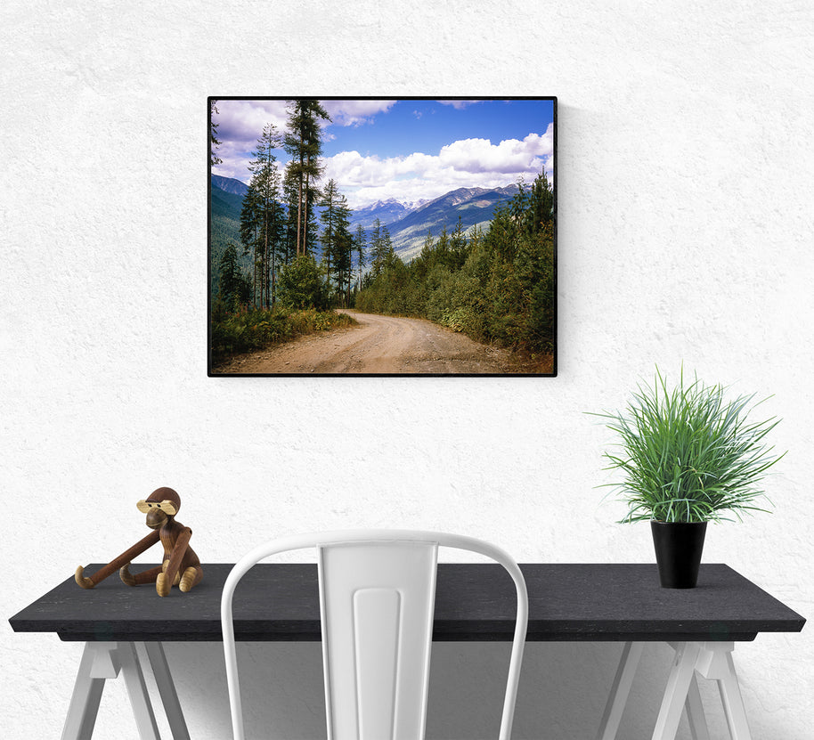 Lookout Road Selkirk Mountains Photo Print - Photography