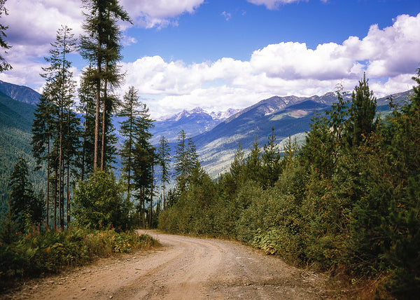 Lookout Road Selkirk Mountains Photo Print - Photography
