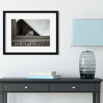 World Watcher Black and White Photo Print Spokane Washington