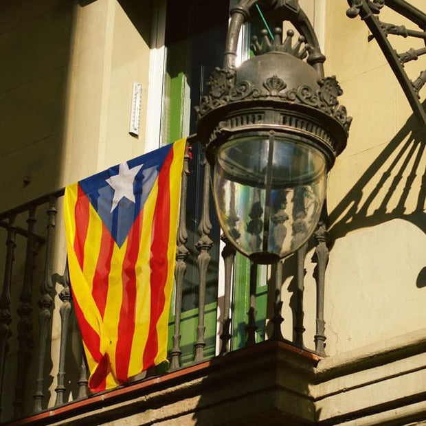 Catalan Estalada Flag Photo Print Barcelona Photography