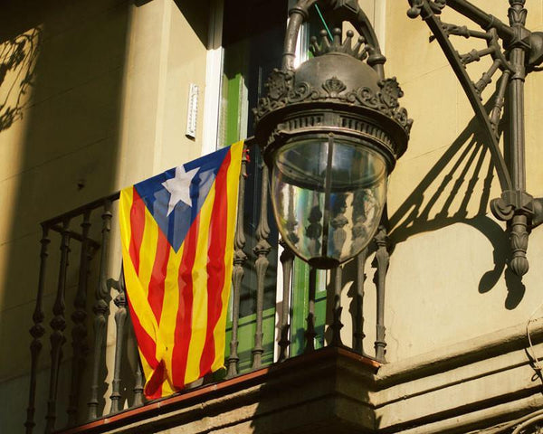 Catalan Estalada Flag Photo Print Barcelona Photography