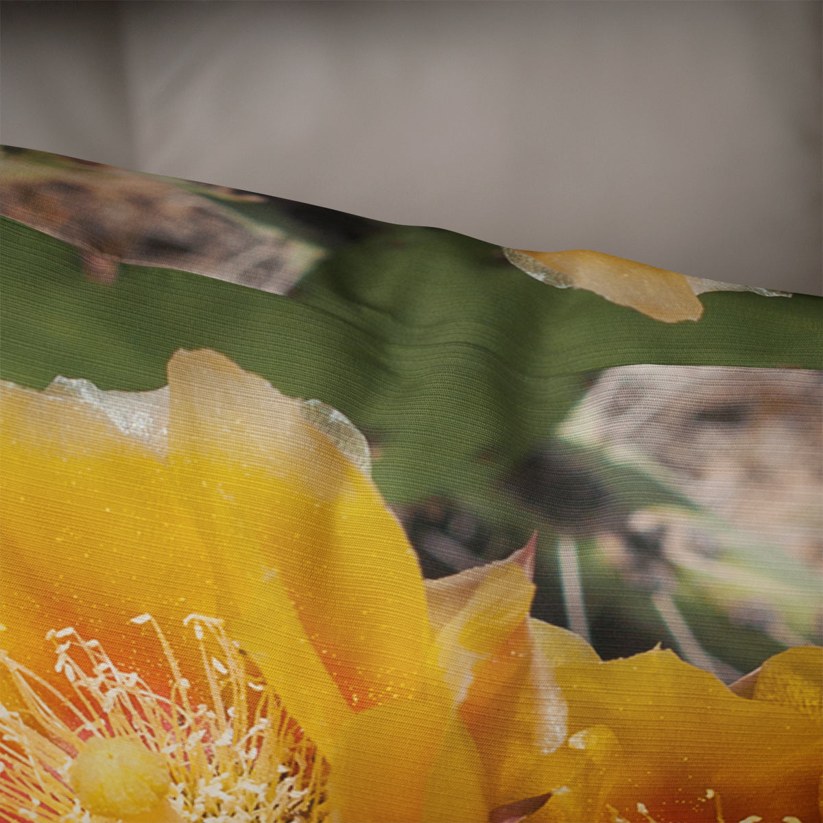 Desert Flower Decorative Throw Pillow Cover - Pillows