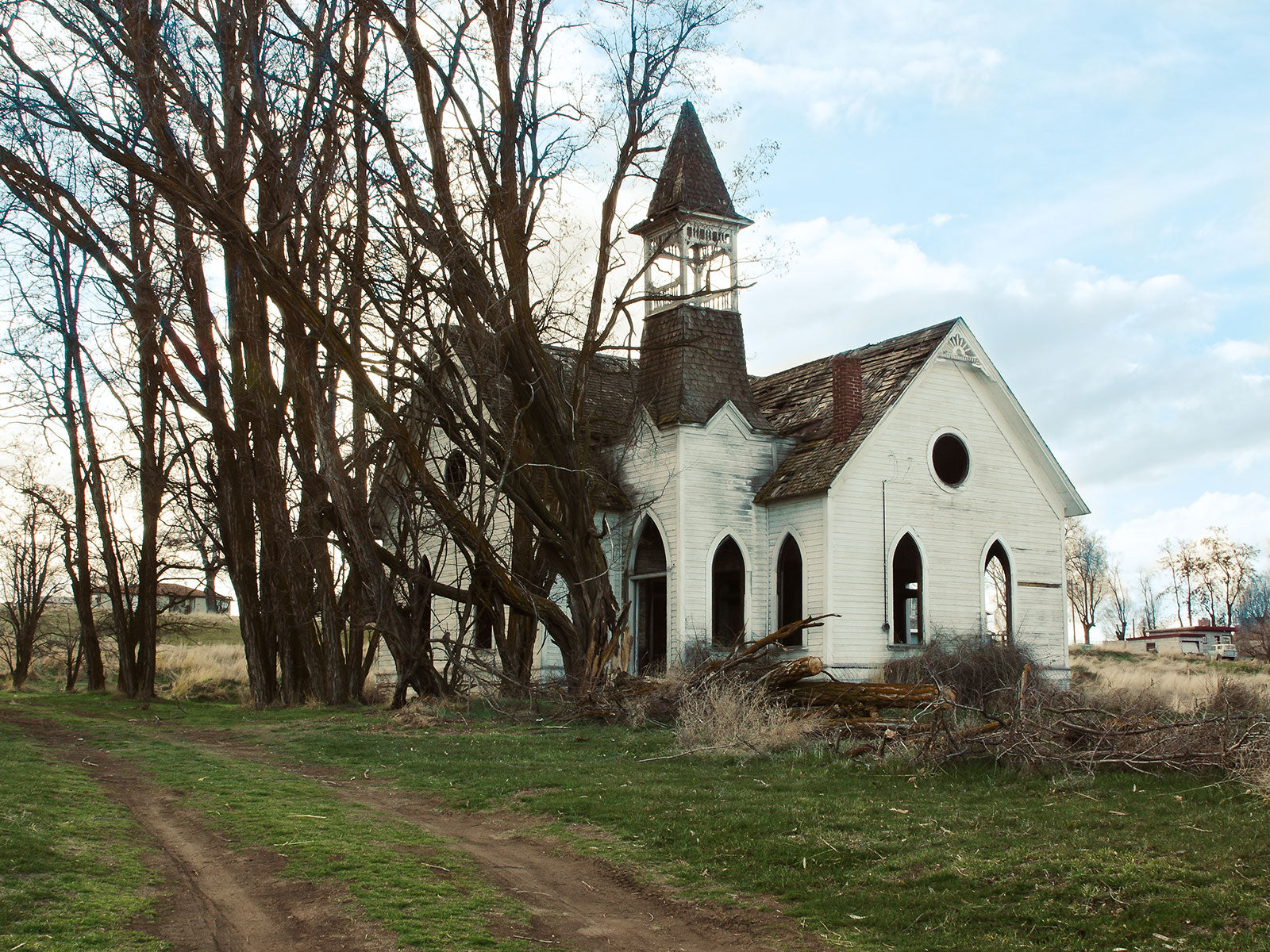 Abandoned Chapel Photo Print Central Oregon Ghost Towns -