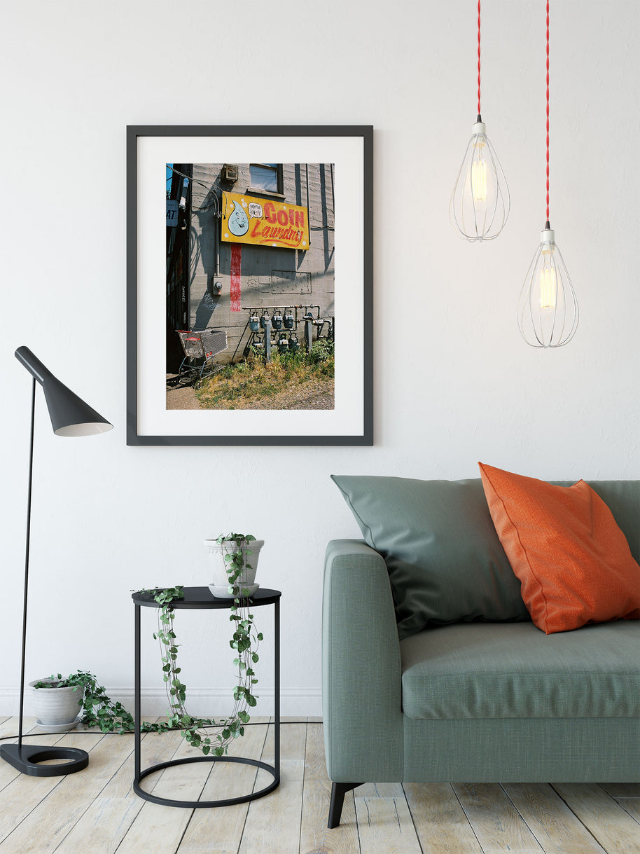 Coin Laundry Photo Print Portland Oregon 35mm Film -