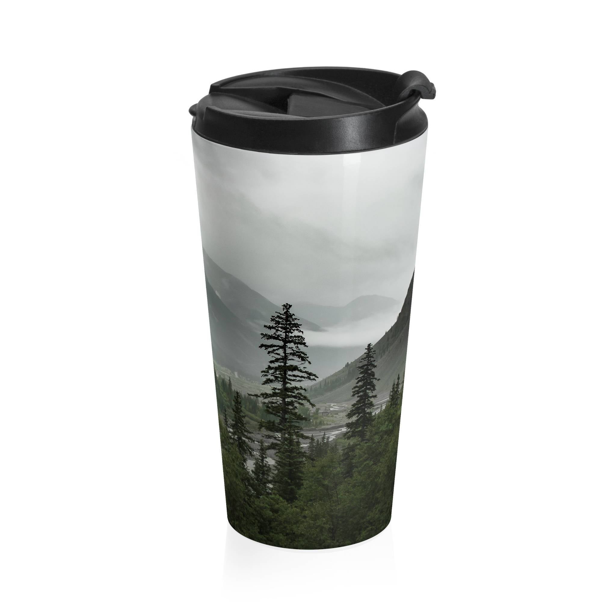 Colorado Mountain Valley Travel Mug - Stainless Steel Lost in Nature
