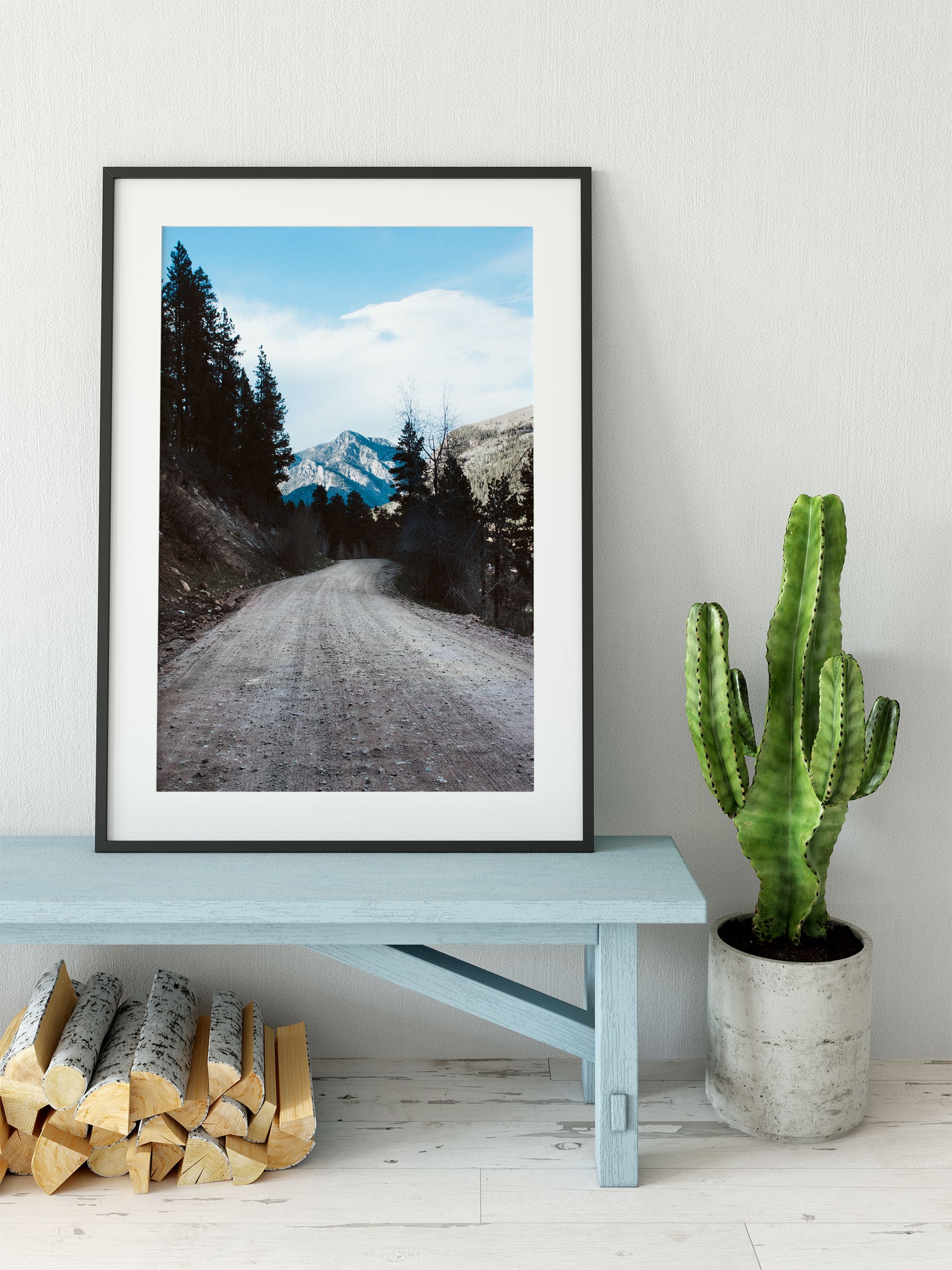 Road to the Mountain Colorado Photo Print - Photography