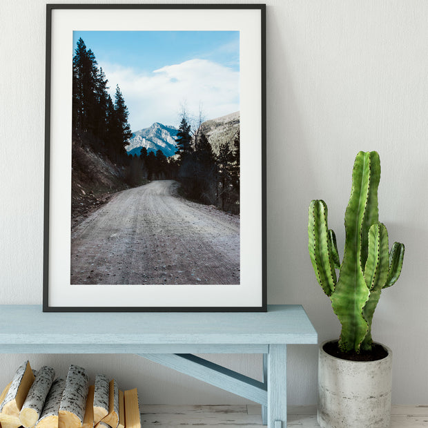 Road to the Mountain Colorado Photo Print - Photography