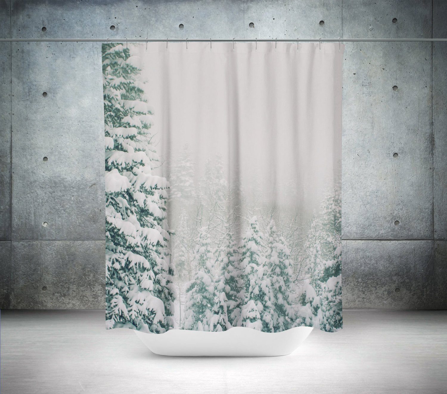 Colorado Snow Storm Shower Curtain Lost In Nature