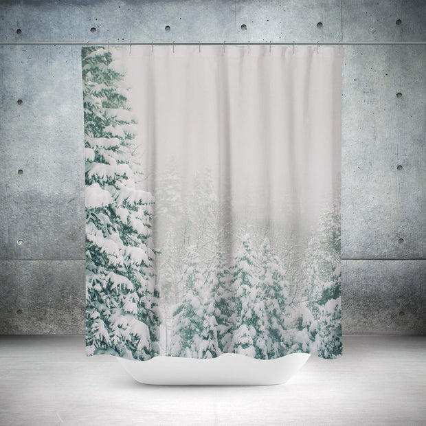 Colorado Snow Storm Shower Curtain Lost In Nature