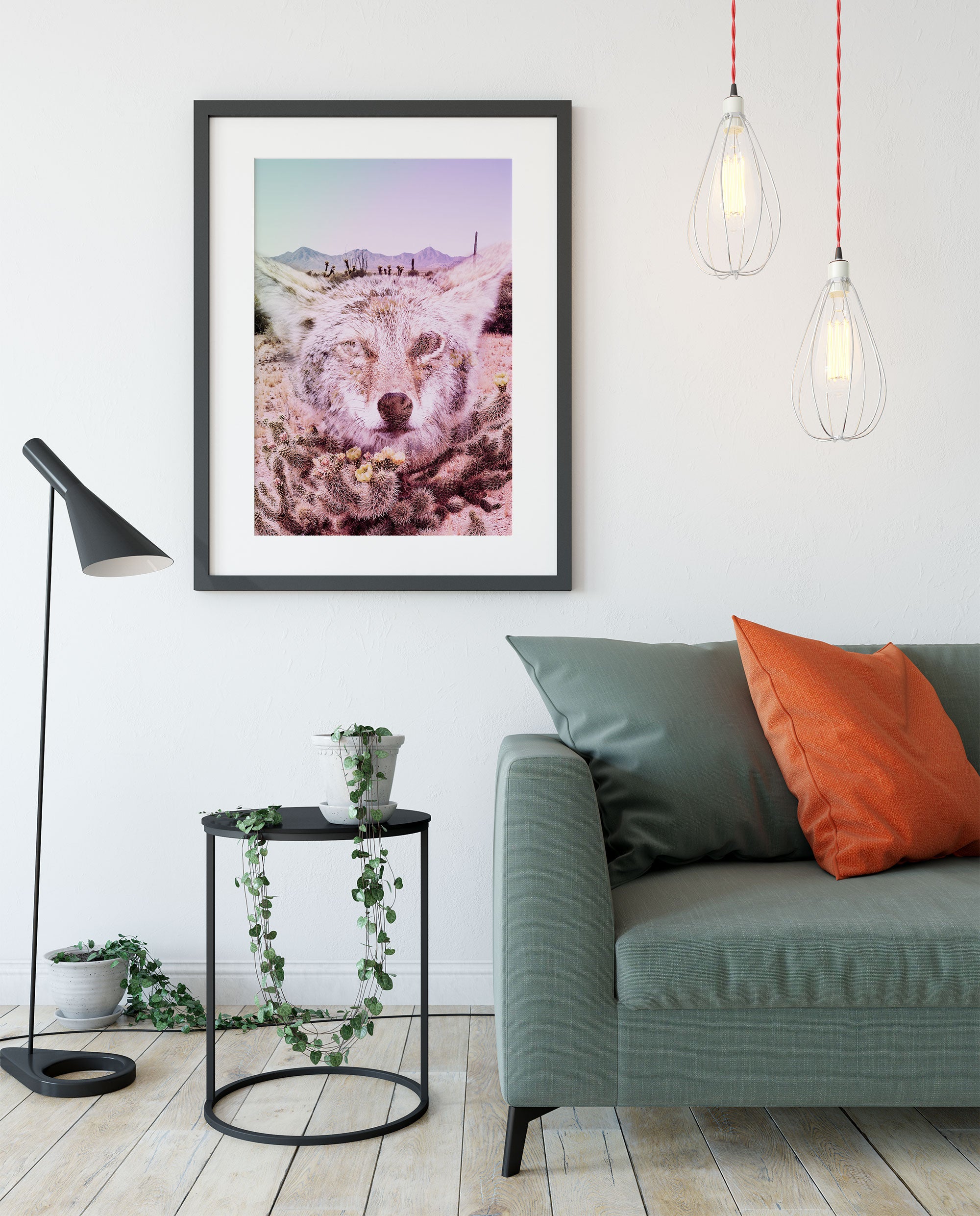 Keep the Desert Wild Photo Collage Wall Art Print -