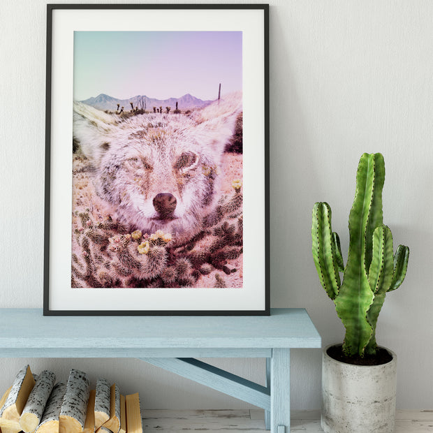 Keep the Desert Wild Photo Collage Wall Art Print -