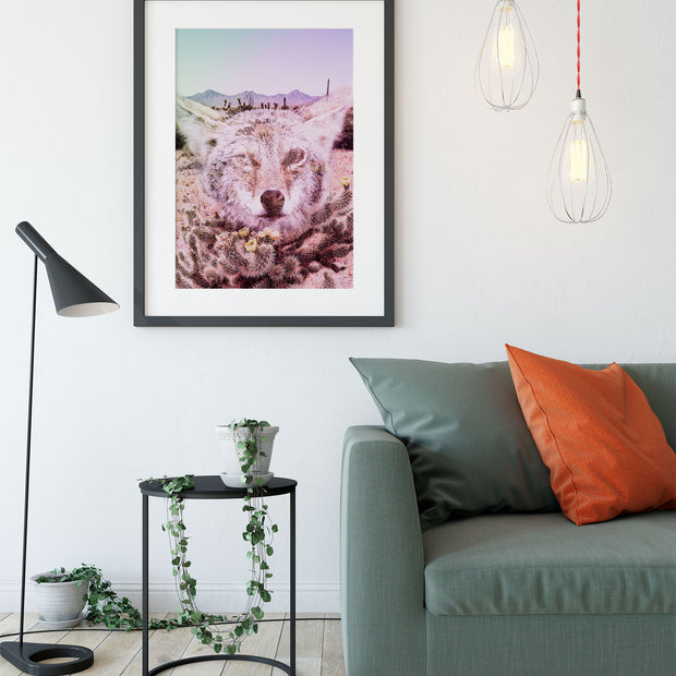 Keep the Desert Wild Photo Collage Wall Art Print -