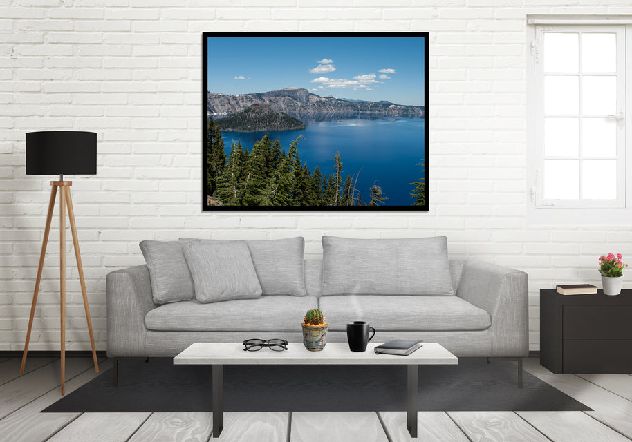 The Deep Blue Crater Lake Oregon Fine Art Print -