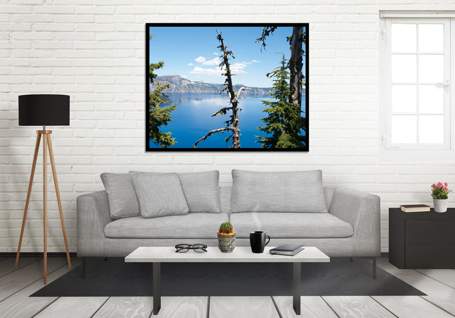 The Deep Blue III Crater Lake Oregon Fine Art Print -