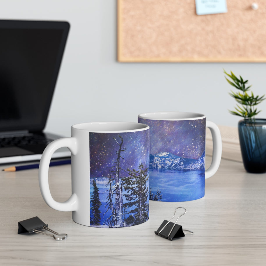 Surreal Crater Lake Oregon Coffee Mug - Mugs