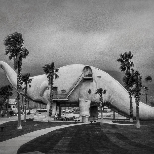 Brontosaurus in a Storm Cabazon Dinosaurs California -