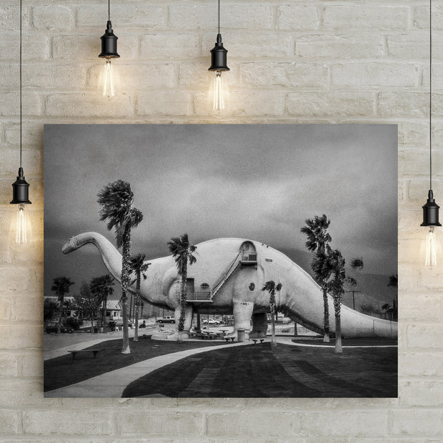 Brontosaurus in a Storm Cabazon Dinosaurs California -
