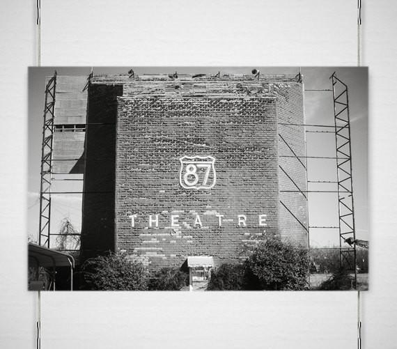 Drive-in Theater Fredricksburg Texas - Photography