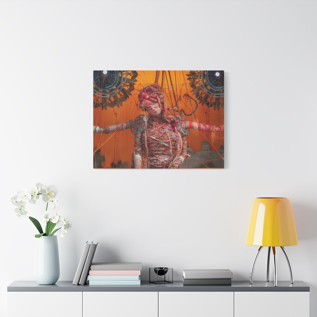 Steampunk Woman Matte Canvas Print - Ready to Hang Art