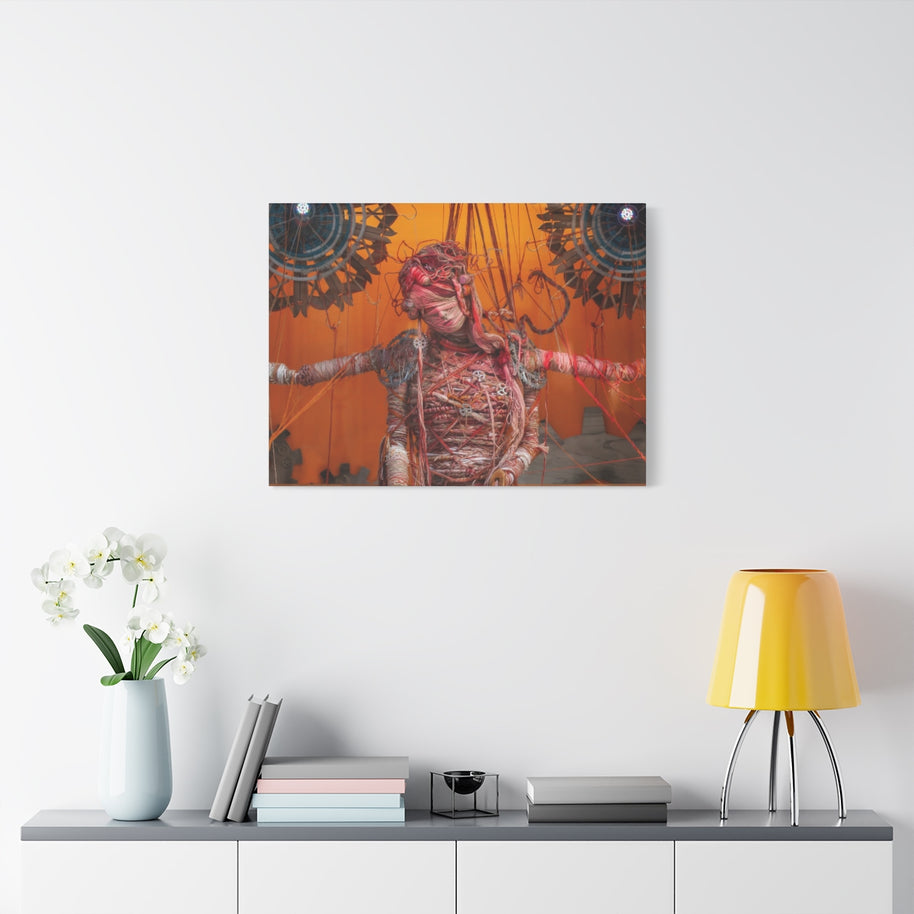 Steampunk Woman Matte Canvas Print - Ready to Hang Art