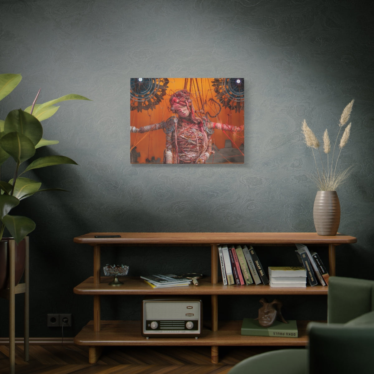 Steampunk Woman Matte Canvas Print - Ready to Hang Art