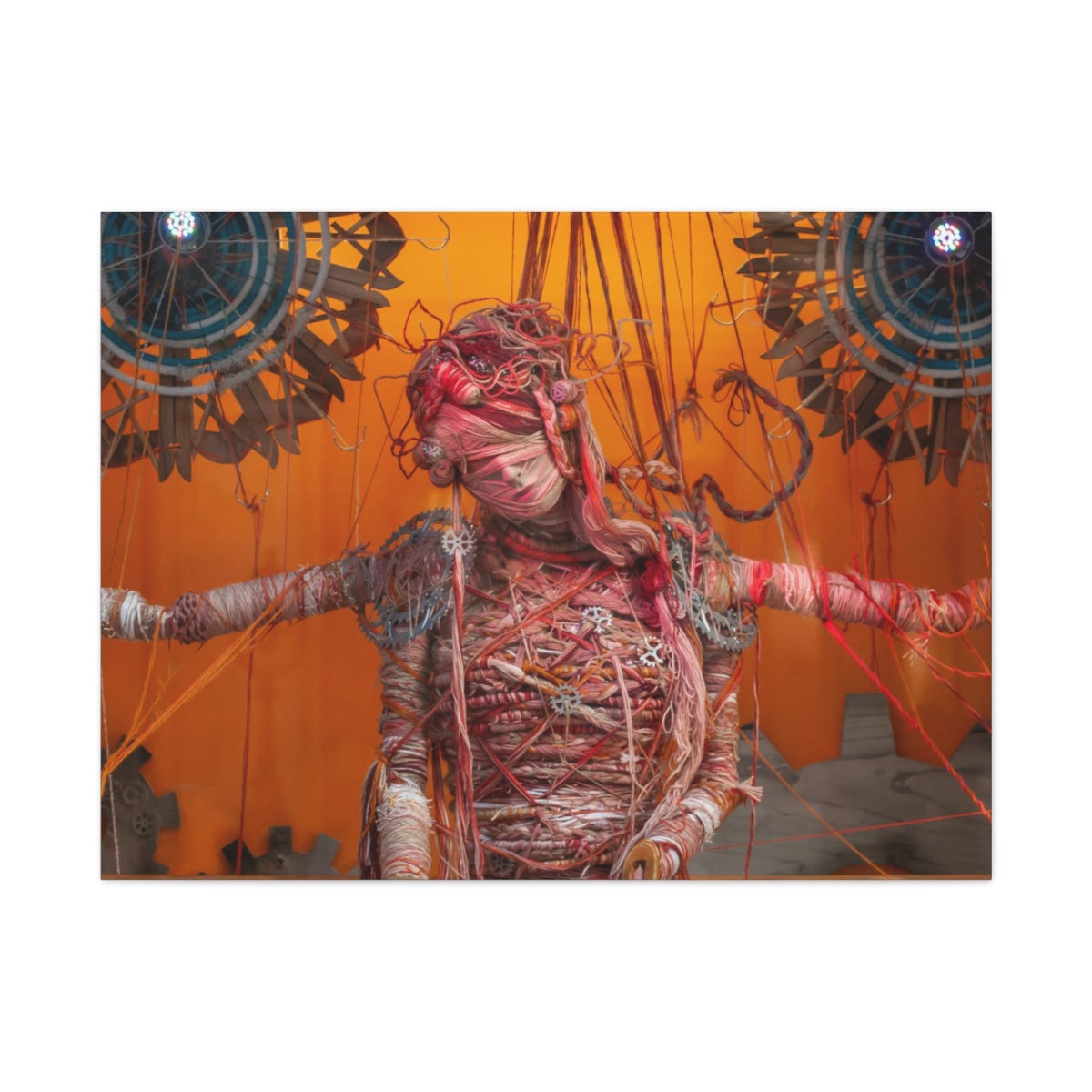 Steampunk Woman Matte Canvas Print - Ready to Hang Art