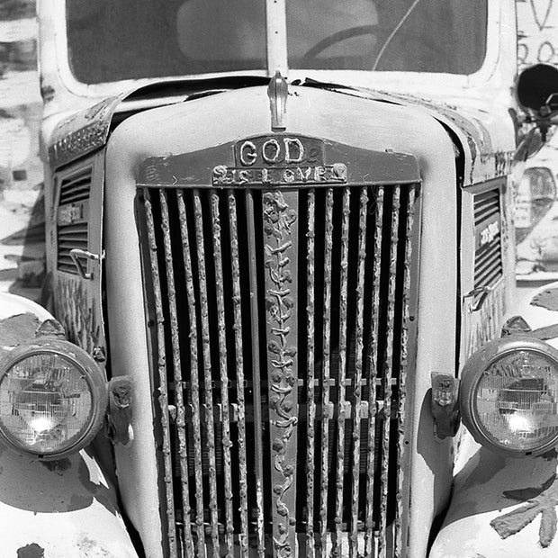 Truck Grill Salvation Mountain Print Art - Photography
