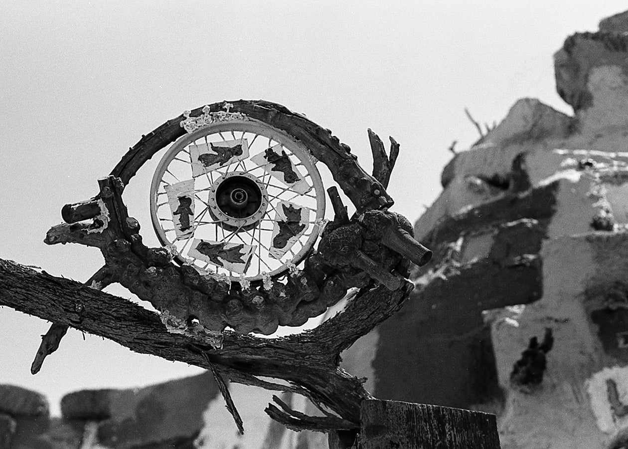 Evil Eye Recycled Scrap Metal Sculpture Art Print -