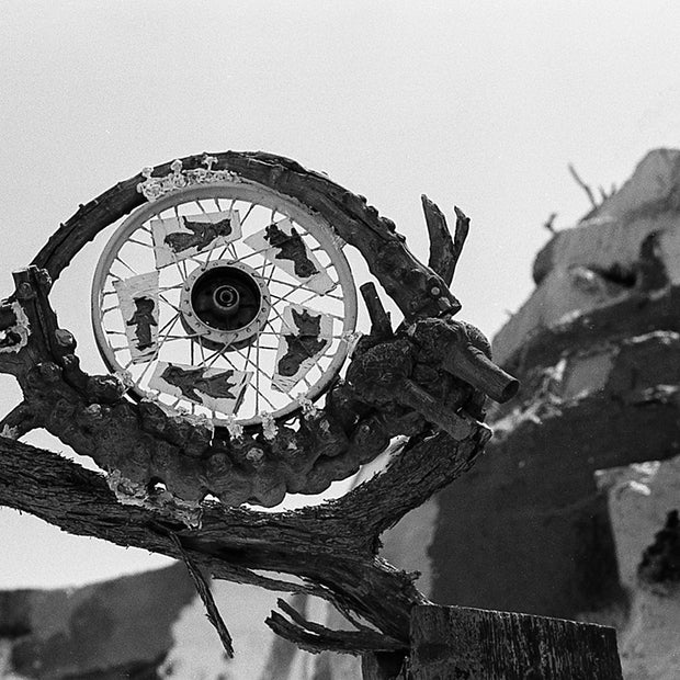 Evil Eye Recycled Scrap Metal Sculpture Art Print -