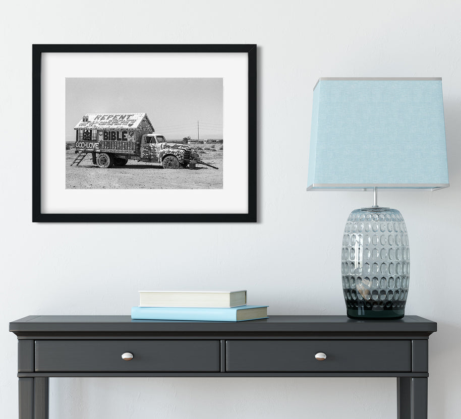 Jesus Truck Salvation Mountain California Art Print -