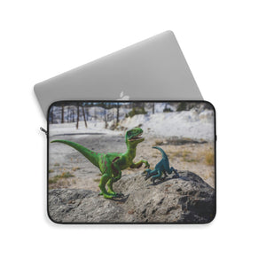 Velociraptor Dinosaur Laptop Sleeve - 15