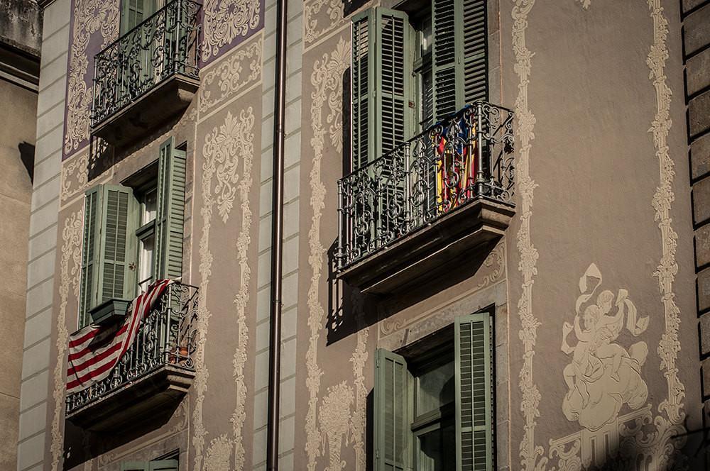 Balcones Barcelona Photo Print Spanish Architecture -
