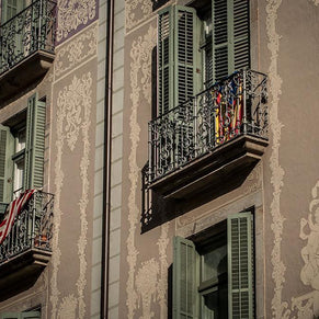 Balcones Barcelona Photo Print Spanish Architecture -