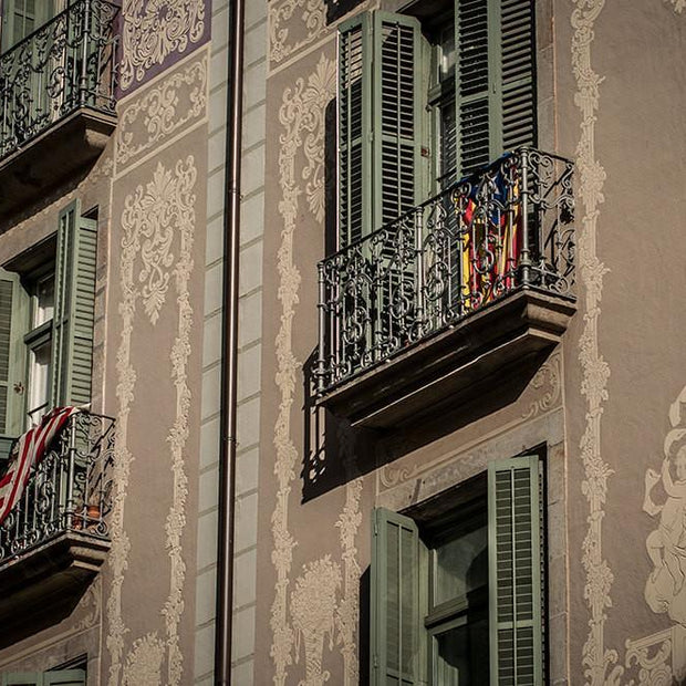 Balcones Barcelona Photo Print Spanish Architecture -