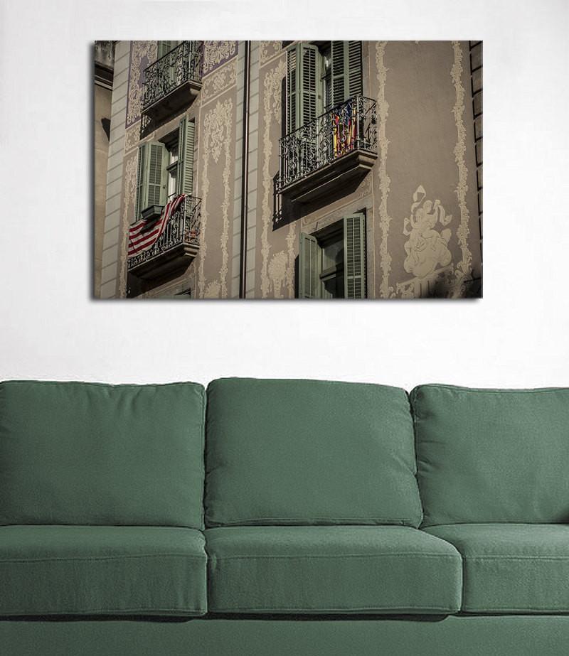 Balcones Barcelona Photo Print Spanish Architecture -