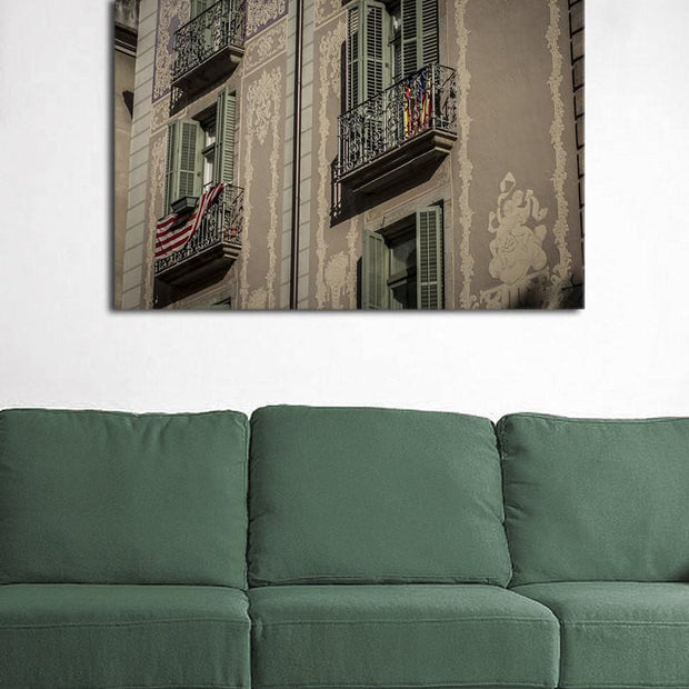 Balcones Barcelona Photo Print Spanish Architecture -