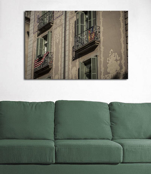 Balcones Barcelona Photo Print Spanish Architecture -