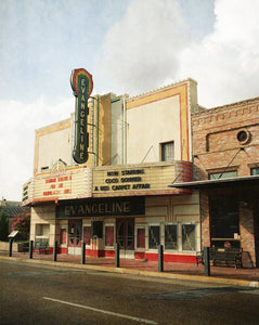 Vintage Theater Photo Print The Evangeline Louisiana -