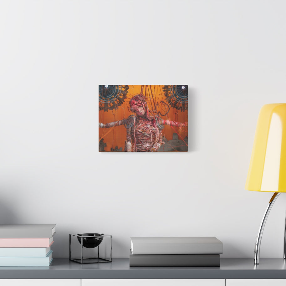 Steampunk Woman Matte Canvas Print - Ready to Hang Art