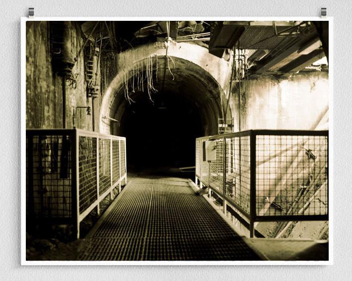 Factory Tunnel, Industrial Photography Lost Kat Photography