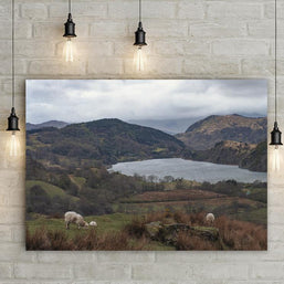 Farm in Welsh Valley Fine Art Print Lost Kat Photography