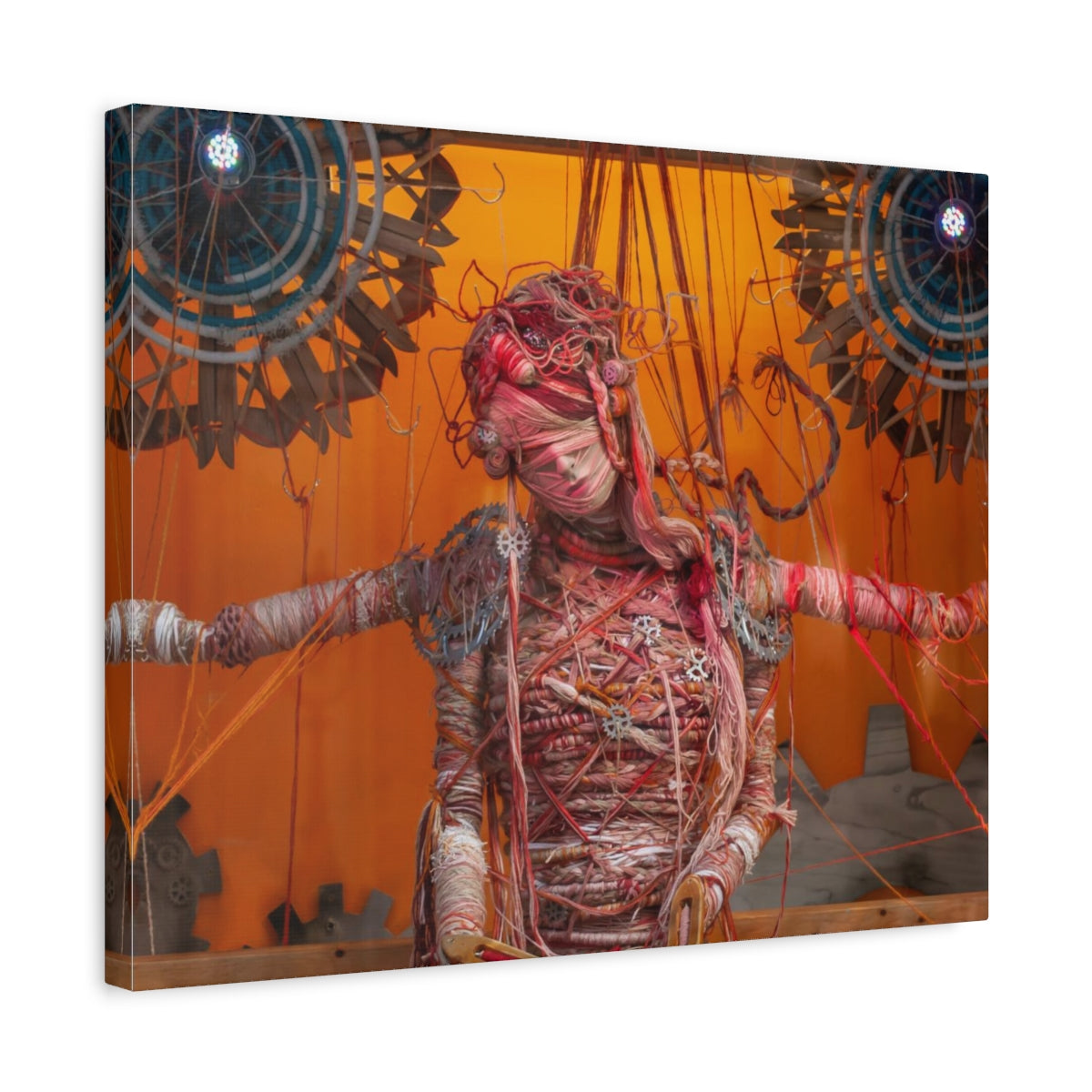 Steampunk Woman Matte Canvas Print - Ready to Hang Art