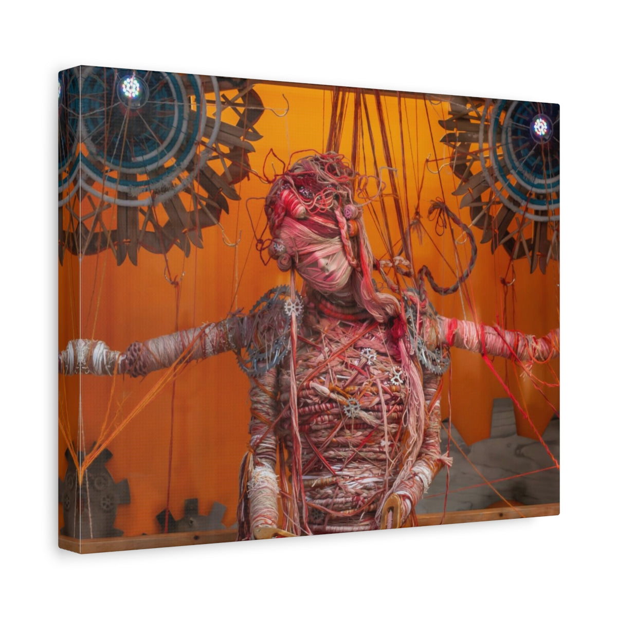 Steampunk Woman Matte Canvas Print - Ready to Hang Art