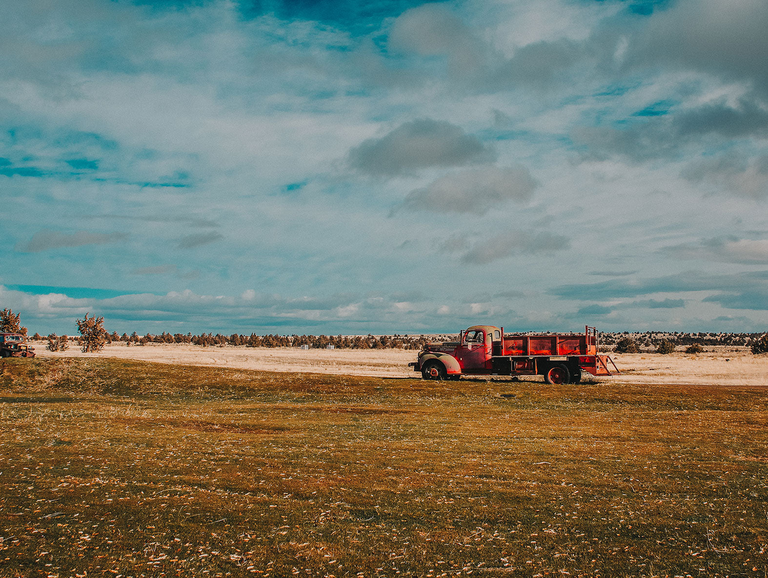 Fire Truck Photo Print Shaniko Oregon Photography