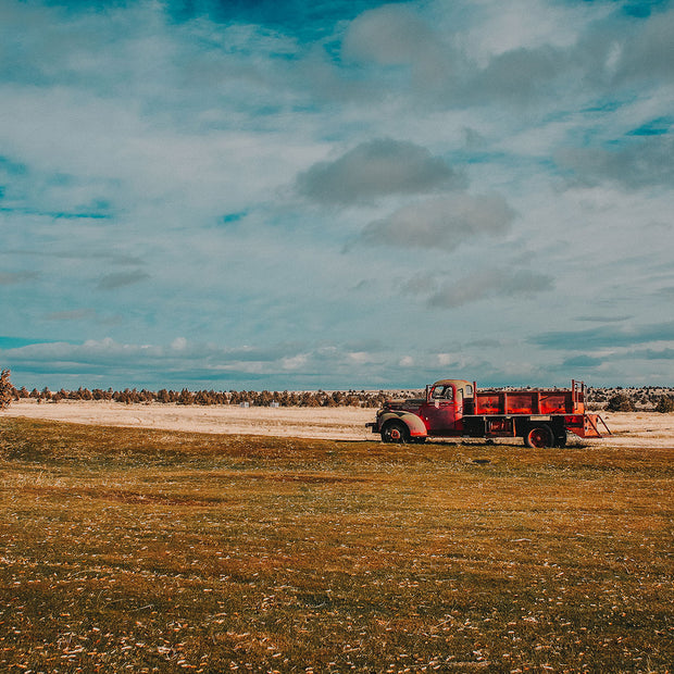 Fire Truck Photo Print Shaniko Oregon Photography