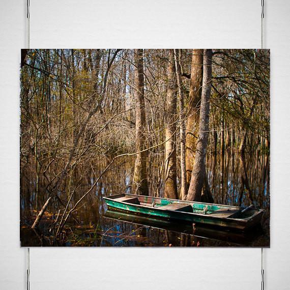 Fishing Boat Ogeechee River Georgia - Photography
