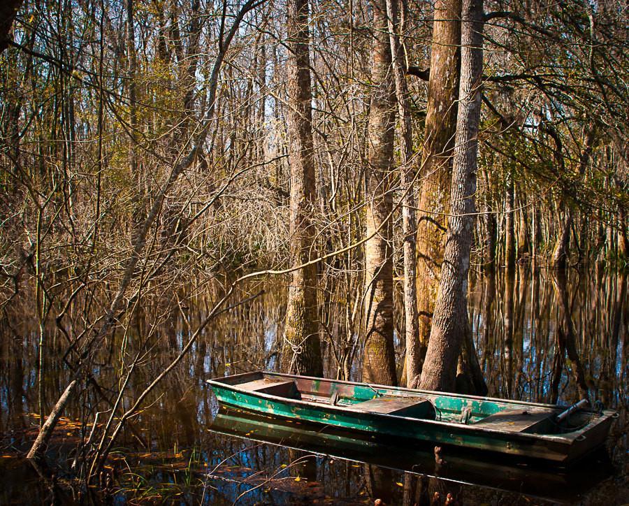Fishing Boat Ogeechee River Georgia - Photography